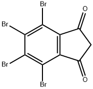 1H-Indene-1,3(2H)-dione, 4,5,6,7-tetrabromo- Structure