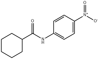 Cyclohexanecarboxamide, N-(4-nitrophenyl)- Structure