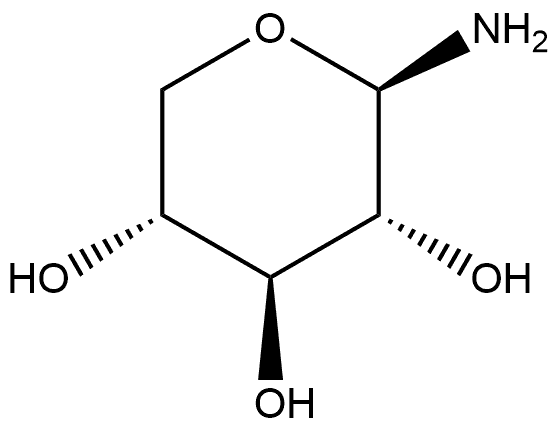 β-D-Xylopyranosylamine 구조식 이미지