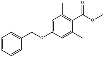 Benzoic acid, 2,6-dimethyl-4-(phenylmethoxy)-, methyl ester 구조식 이미지