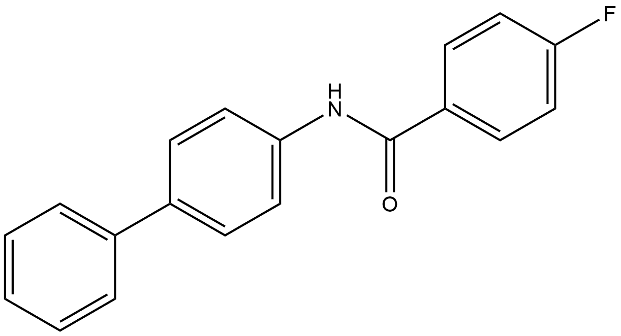 N-[1,1′-Biphenyl]-4-yl-4-fluorobenzamide Structure