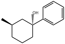 Cyclohexanol, 3-methyl-1-phenyl-, cis- (9CI) Structure