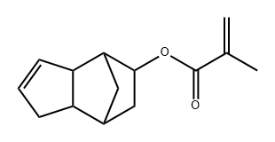 2-Propenoic acid, 2-methyl-, 3a,4,5,6,7,7a-hexahydro-4,7-methano-1H-inden-5-yl ester Structure