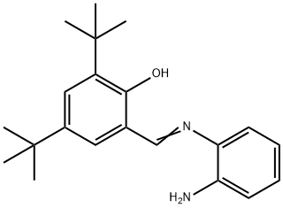 Phenol, 2-[[(2-aminophenyl)imino]methyl]-4,6-bis(1,1-dimethylethyl)- Structure