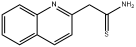 2-Quinolineethanethioamide 구조식 이미지