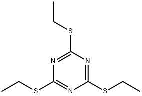 1,3,5-Triazine, 2,4,6-tris(ethylthio)- Structure