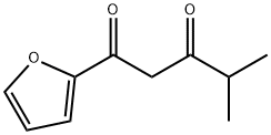 1,3-Pentanedione, 1-(2-furanyl)-4-methyl- Structure