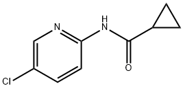 Cyclopropanecarboxamide, N-(5-chloro-2-pyridinyl)- Structure