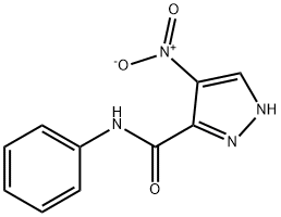 1H-Pyrazole-3-carboxamide, 4-nitro-N-phenyl- Structure