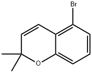 2H-1-Benzopyran, 5-bromo-2,2-dimethyl- 구조식 이미지