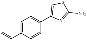 2-Thiazolamine, 4-(4-ethenylphenyl)- Structure