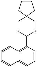 8-(Naphthalen-1-yl)-7,9-dioxaspiro[4.5]decane Structure