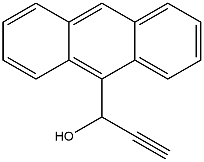 1-(9-anthryl)-2-propyn-1-ol Structure