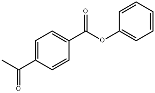 BENZOIC ACID 4-ACETYL-PHENYL ESTER Structure