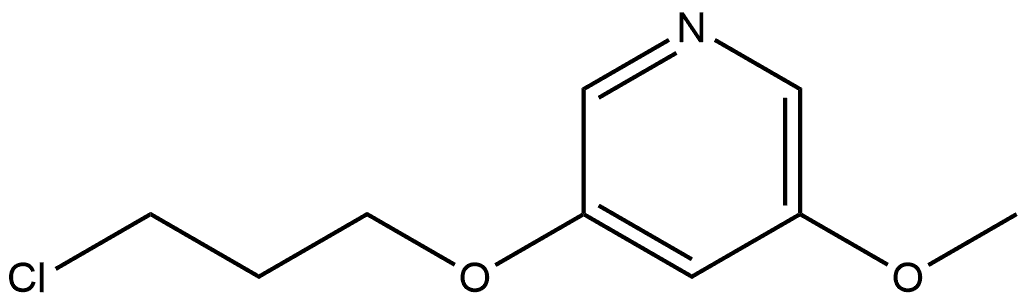 3-(3-Chloropropoxy)-5-methoxypyridine Structure