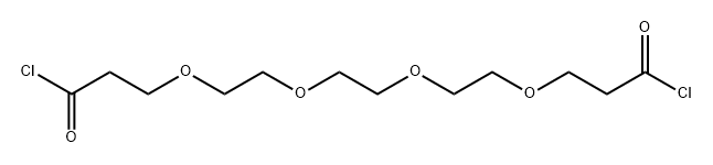 4,7,10,13-Tetraoxahexadecanedioyl chloride (8CI) Structure