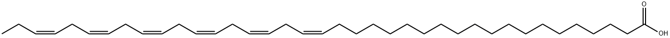 20,23,26,29,32,35-Octatriacontahexaenoic acid, (20Z,23Z,26Z,29Z,32Z,35Z)- Structure