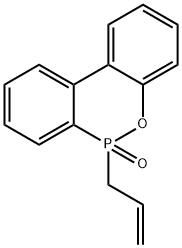 6H-Dibenz[c,e][1,2]oxaphosphorin, 6-(2-propen-1-yl)-, 6-oxide Structure