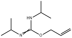 Carbamimidic acid, N,N'-bis(1-methylethyl)-, 2-propen-1-yl ester 구조식 이미지
