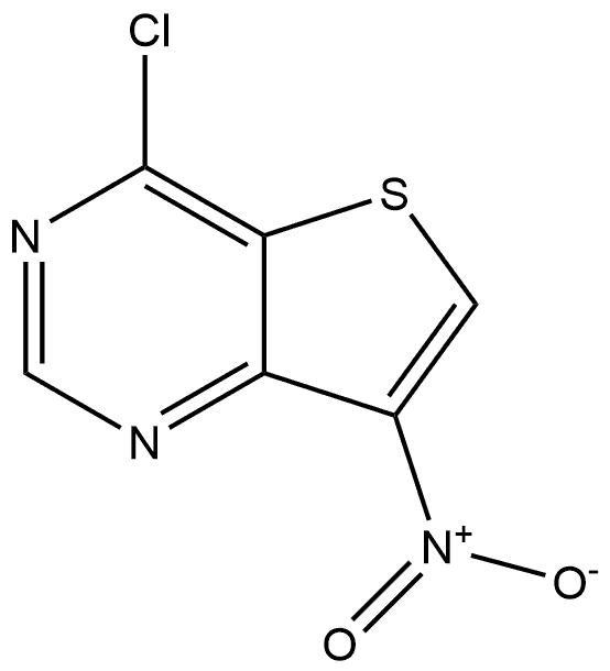 4-chloro-7-nitrothieno[3,2-d]pyrimidine 구조식 이미지