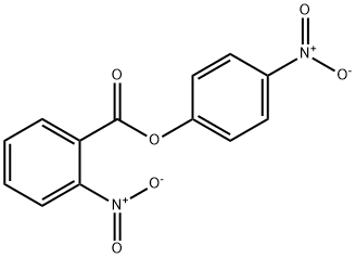 Benzoic acid, 2-nitro-, 4-nitrophenyl ester 구조식 이미지