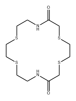 1,4,10,13-Tetrathia-7,16-diazacyclooctadecane-6,17-dione Structure