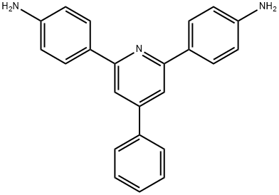 Benzenamine, 4,4'-(4-phenyl-2,6-pyridinediyl)bis- Structure