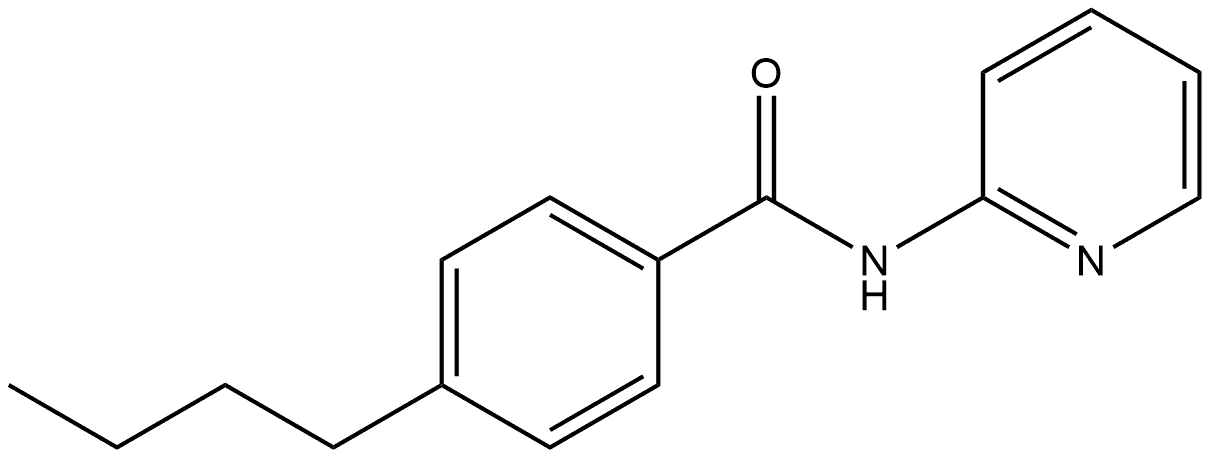 4-Butyl-N-2-pyridinylbenzamide Structure