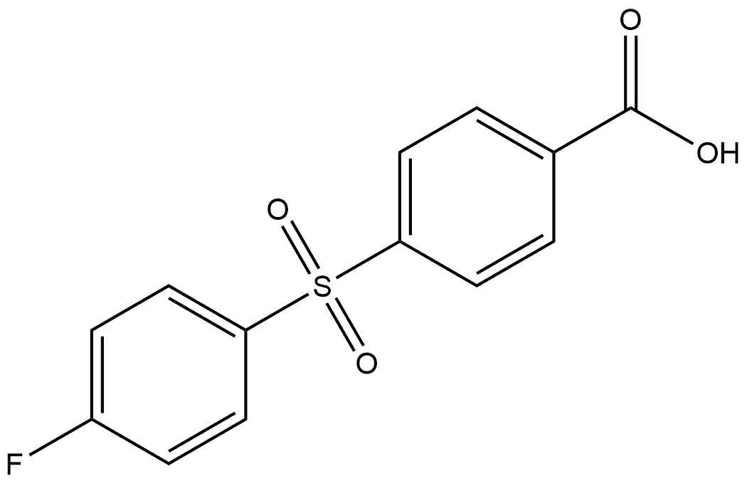 4-[(4-Fluorophenyl)sulfonyl]benzoic acid Structure