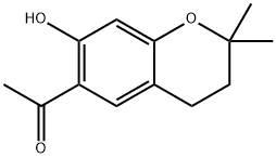 Ethanone, 1-(3,4-dihydro-7-hydroxy-2,2-dimethyl-2H-1-benzopyran-6-yl)- Structure