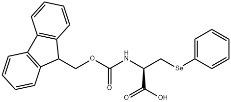 ·L-Alanine, N-[(9H-fluoren-9-ylmethoxy)carbonyl]-3-(phenylseleno)- Structure