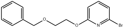 Pyridine, 2-bromo-6-[2-(phenylmethoxy)ethoxy]- Structure