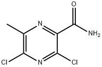 2-Pyrazinecarboxamide, 3,5-dichloro-6-methyl- Structure