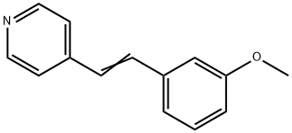 4-[2-(3-Methoxyphenyl)ethenyl]pyridine Structure