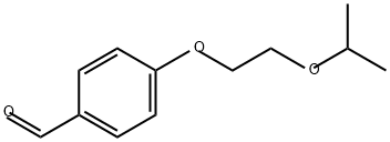 Benzaldehyde, 4-[2-(1-methylethoxy)ethoxy]- Structure