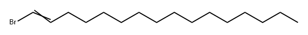 1-Hexadecene, 1-bromo- 구조식 이미지