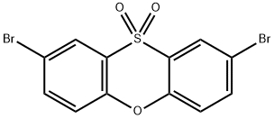 2,8-Dibromophenoxathiine 10,10-dioxide Structure