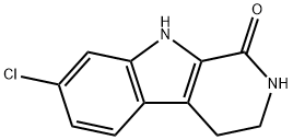 1H-Pyrido[3,4-b]indol-1-one, 7-chloro-2,3,4,9-tetrahydro- Structure