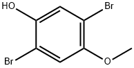 Phenol, 2,5-dibromo-4-methoxy- Structure