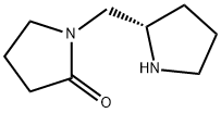 1-{[(2S)-pyrrolidin-2-yl]methyl}pyrrolidin-2-one
hydrochloride Structure