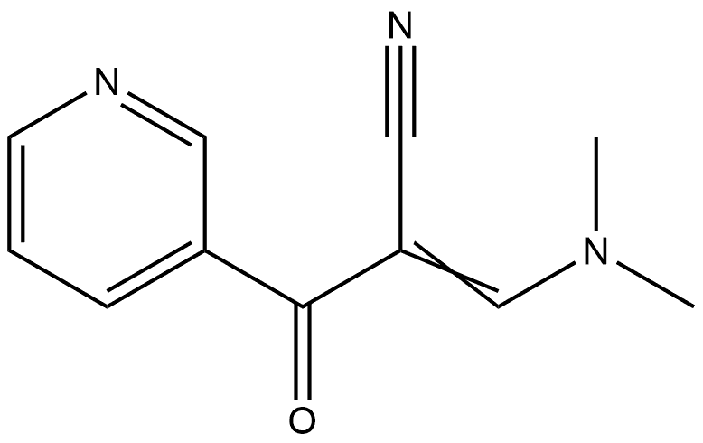 3-?Pyridinepropanenitri?le, α-?[(dimethylamino)?methylene]?-?β-?oxo- 구조식 이미지