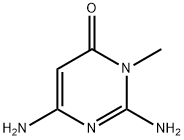 4(3H)-Pyrimidinone, 2,6-diamino-3-methyl- Structure