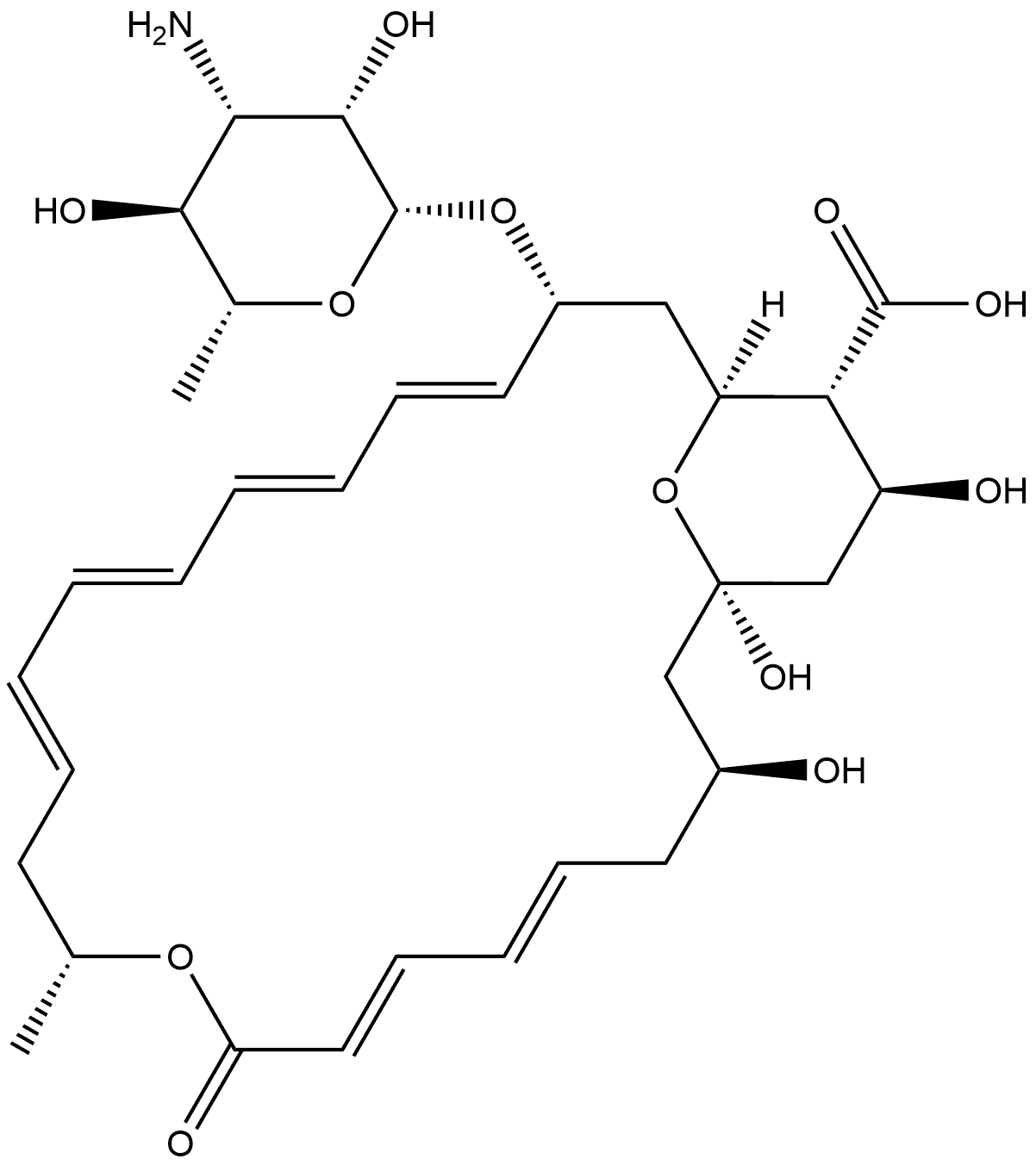 Natamycin Impurity 3 구조식 이미지