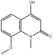 2(1H)-Quinolinone, 4-hydroxy-8-methoxy-1-methyl- Structure