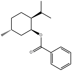 Cyclohexanol, 5-methyl-2-(1-methylethyl)-, 1-benzoate, (1S,2S,5R)- Structure