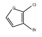 Furan, 3-bromo-2-chloro- Structure