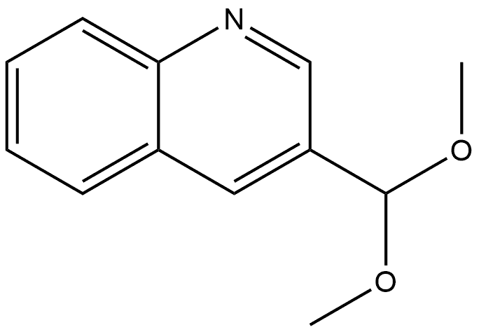 3-(Dimethoxymethyl)quinoline Structure