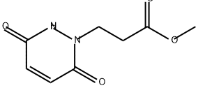 1(2H)-Pyridazinepropanoic acid, 3,6-dihydro-3,6-dioxo-, methyl ester Structure