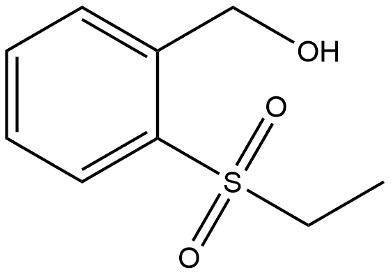 2-(Ethylsulfonyl)benzenemethanol Structure