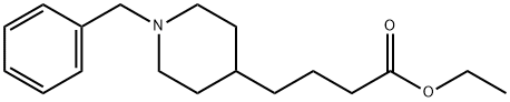 ethyl 4-(1-benzylpiperidin-4-yl)butanoate Structure